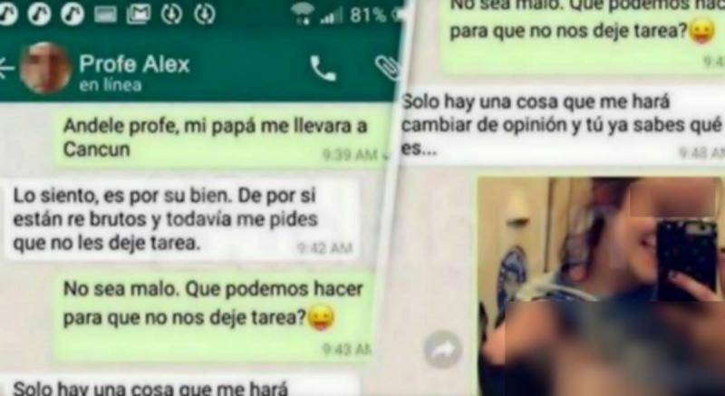 Profesor Recibe Fotos Porno De Alumnas Va Whatsapp Revelan Chat El