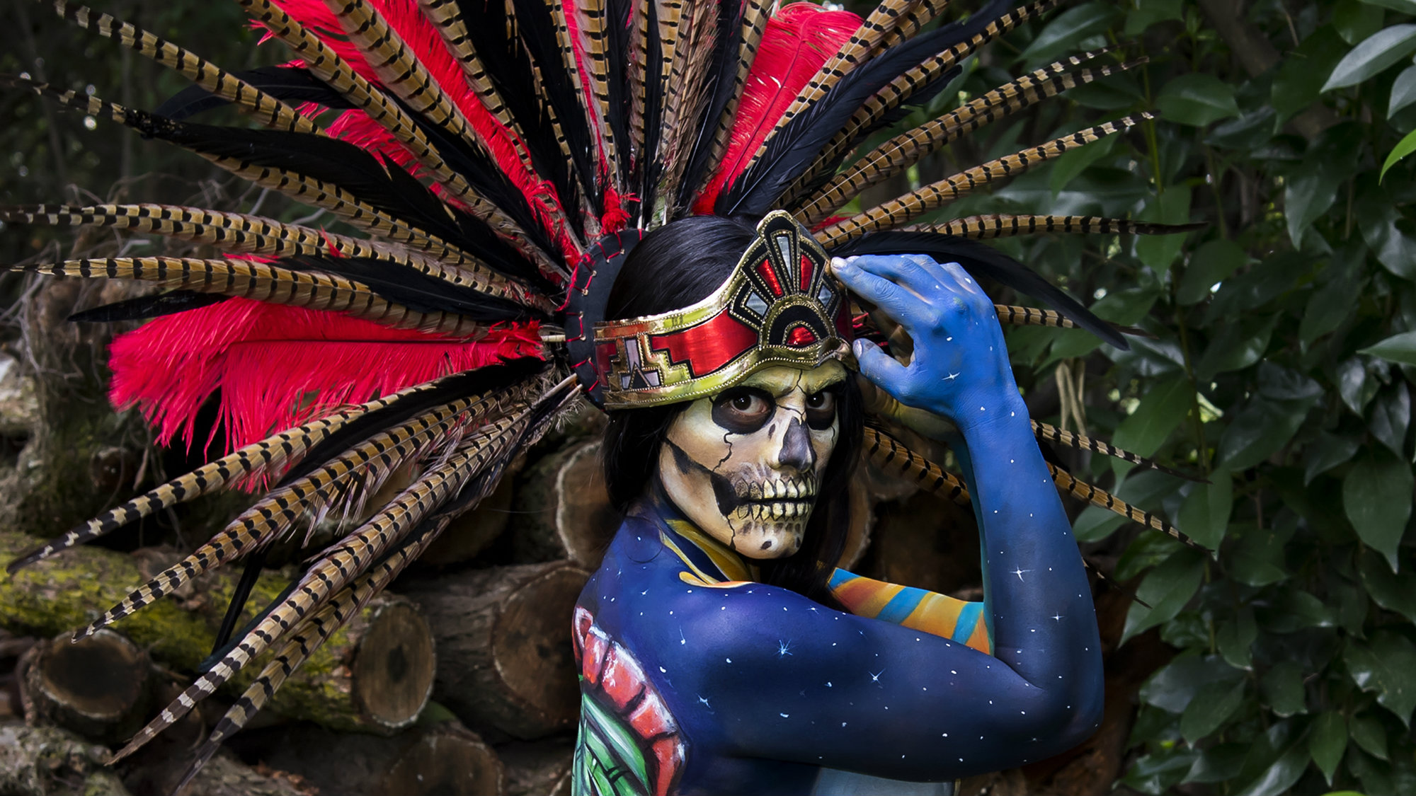 Modelo Mexicana Muestra El Lado Sensual Del Día De Muertos El Gráfico Historias Y Noticias En 