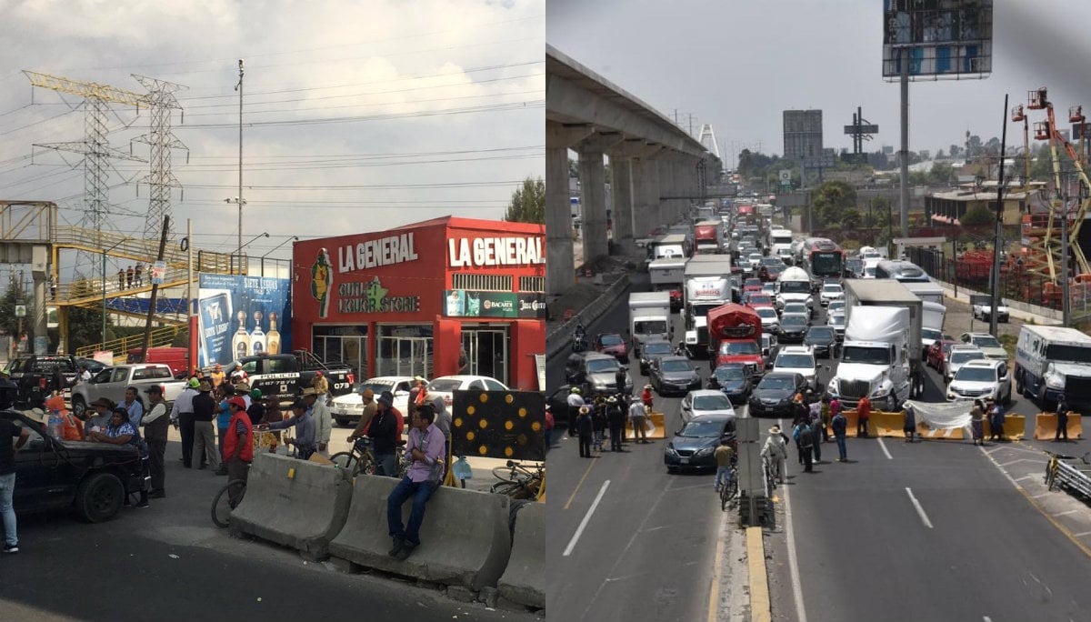 Pobladores Bloquean La Carretera México-Toluca Por Drenajes Tapados ...