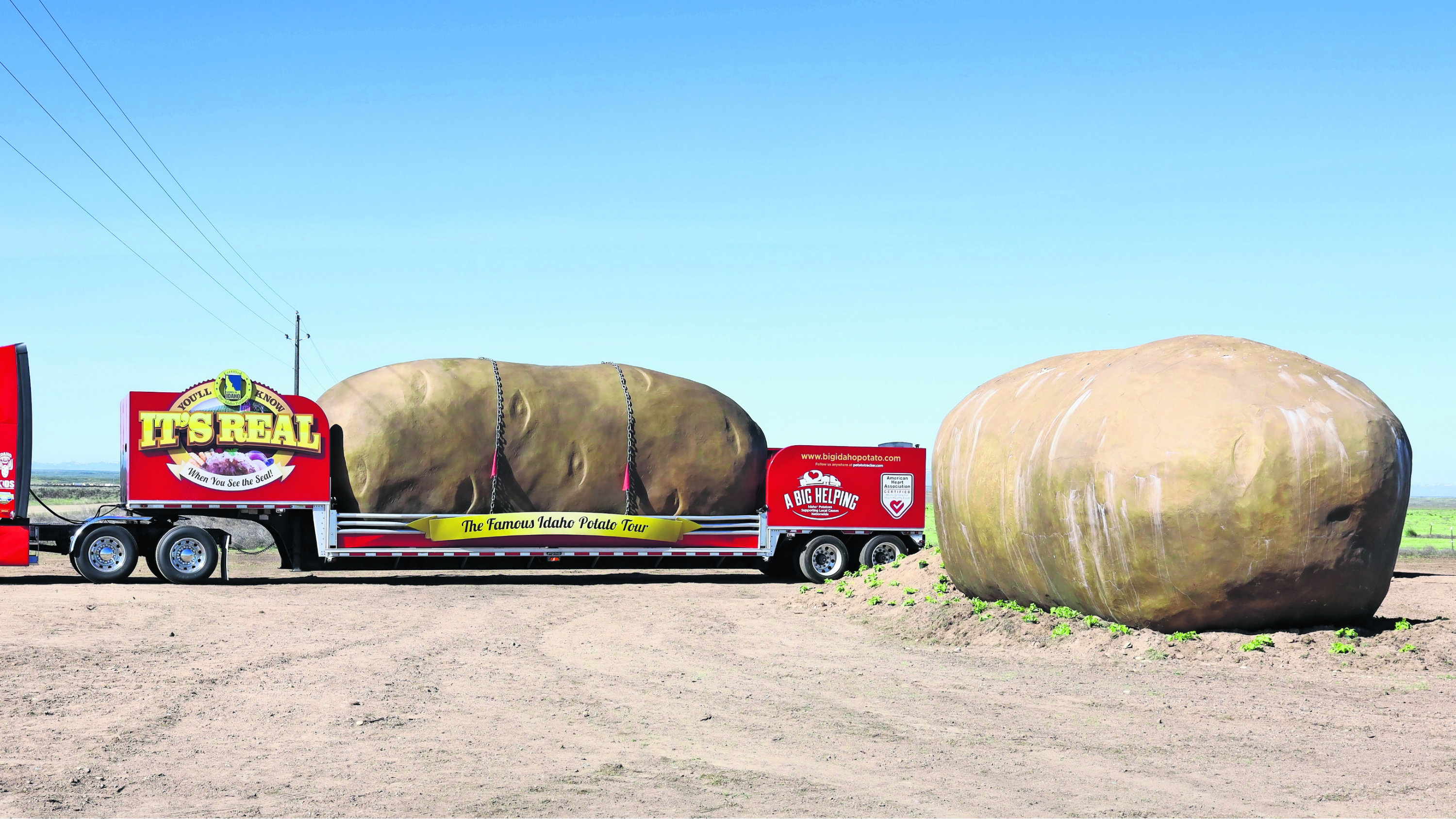 Картофельный штат сша. Big Potato Idaho. Картофель Айдахо грузовик. Большой Айдахо. Big Idaho Potato Hotel.