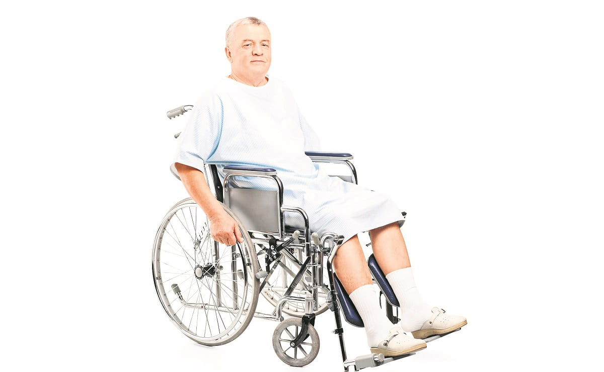 Пациент на коляске