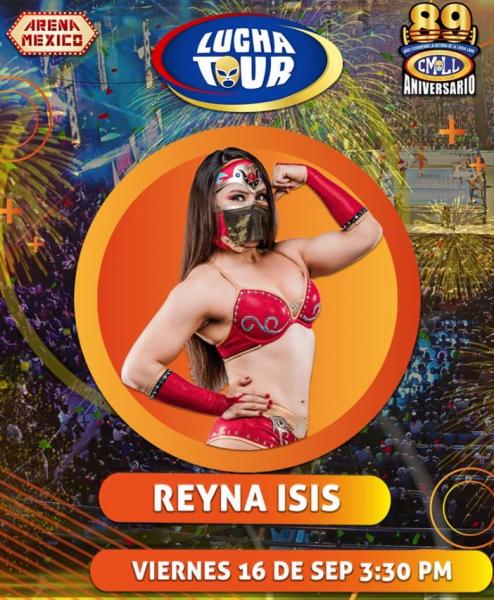 Listas Reyna Isis Y La Jarochita Para Medir Máscaras En El 89 Aniversario Del Cmll El Gráfico 