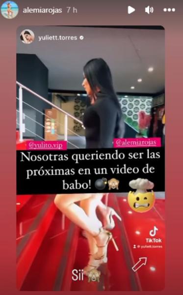 Yuliett Torres lanza indirecta a Babo para armar trío con Alemia Rojas | El  Gráfico Historias y noticias en un solo lugar