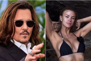 Novia de Johnny Depp, 33 años menor que él, conquista las redes con cuerpazo y microbikini