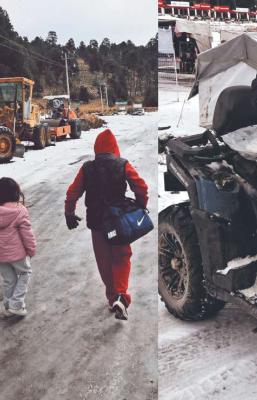 Postales navideñas en el Nevado de Toluca: Turistas disfrutan nieve antes de Navidad