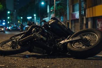 Poli se parte la choya en sus vacaciones al derrapar de la moto, en Milpa Alta