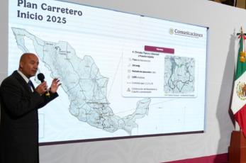 Sheinbaum presenta Plan Carretero 2025, desembolsará 35 mil millones de pesos