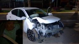 Luis de Alba sufre accidente automovilístico