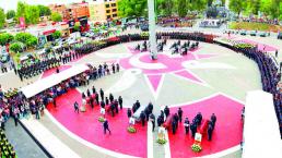 Rinden homenaje a cinco policías abatidos en Ecatepec