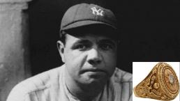 A subasta, anillo de la Serie Mundial y contrato de Babe Ruth