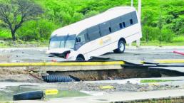 Aparecen otros cinco socavones, en Querétaro