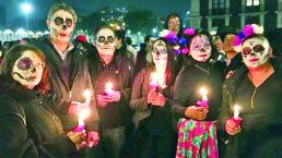 Catrinas invaden Toluca en desfile monumental