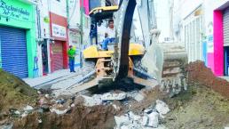 Sustituyen tubería de red de agua potable en Centro, como parte del proyecto Nuevo Jojutla