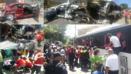 Accidente en Valle de Bravo deja 3 muertos, varios lesionados y daños materiales