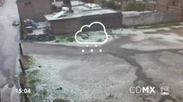 VIDEO: Llueve y graniza fuertemente en la Ciudad de México