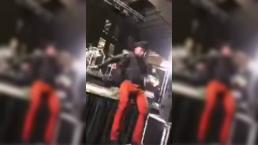 Sufre Bobby Pulido accidente en pleno concierto 