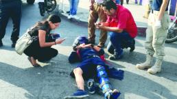 Conductor rompe pierna a motociclista en Jiutepec