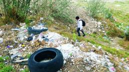 Arrojan más de media tonelada de tierra sobre deportivo; en La Teresona 