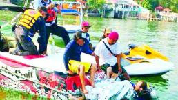 Se lo traga el lago en paseo, en Morelos 