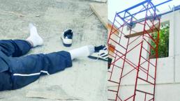 Hombre cae de andamio mientras remodelaba edificio, en Coyoacán 