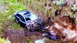 Exceso de velocidad hace volar a mujer en Tenango del Valle 