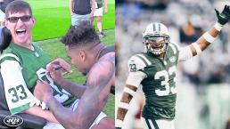 VIDEO: Jamal Adams, de los Jets, roba sonrisa a fan con capacidades diferentes