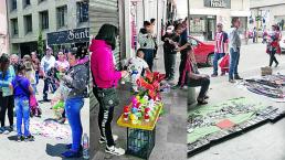 Vendedores locatarios exigen orden para el ambulantaje, en Toluca