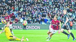 “El Chicharito” metió su primer gol en la temporada con el West Ham