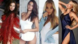 Modelos internacionales se ponen micro tanguitas rojas para Año Nuevo 