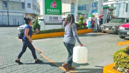 Desabasto de combustible prevalece en el Valle de Toluca