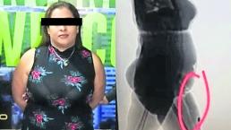 mujer detenida aeropuerto tráfico de drogas escondía cocaína muslos piernas escondite bogotá colombia
