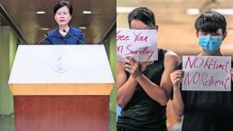 carrie lam líder hong kong manifestantes rechazan diálogo inconformes china