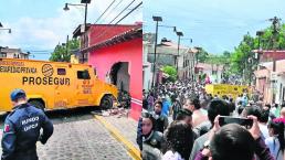 camioneta sin frenos atropella grupo personas Malinalco