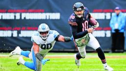 Chicago derrota a Detroit con gran puntería de su mariscal Trubisky