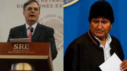 marcelo ebrard evo morales asilo político opiniones twitter mensaje canciller secretaría de relaciones exteriores 