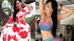 Maribel Guardia presume cuerpazo en sexy vestido, pero su peludito se roba las miradas 