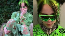 Billie Eilish se quita la ropa holgada y presume brutales curvas en lencería apretada