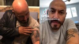 Lupillo causa revuelo al mostrar el tatuaje con el que sustituyó el rostro de Belinda