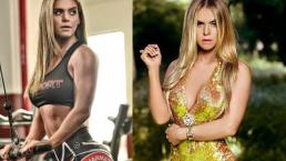 La playmate Gabriela Wolscham se aferra al tubo para entrar de lleno al baile erótico 