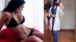 Sexy estudiante de medicina revala que los hombres gritan más cuando los vacuna vs Covid