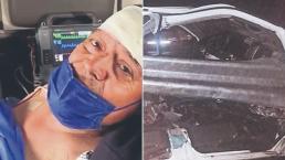 Camioneta sufre brutal choque con Los Cadetes de Linares adentro, en Guanajuato