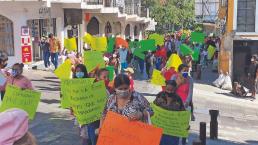 Vecinos de Morelos realizan marcha para agradecer apoyo del gobernador durante la pandemia