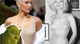 Así de deforme quedó el vestido de Marilyn Monroe luego de que Kim Kardashian lo usara en Met Gala