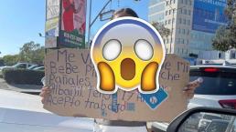 "Me violaron y tuve mi bebé", limosnera mexicana se vuelve viral e implora trabajo