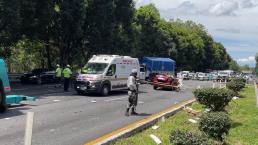 VIDEO EN VIVO: Asaltantes provocan choque mortal en la autopista México - Cuernavaca