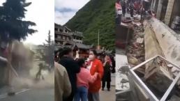 VIDEOS del espeluznante sismo que dejó más de 40 muertos en China; hay desaparecidos