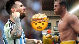 Canelo Álvarez se rinde ante Leo Messi y Argentina, reconoce que andaba bien caliente