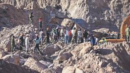 Toneladas de arena destrozan cuerpos de 2 trabajadores en Morelos; culpan a doña de provocarlo