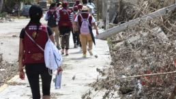 En Guerrero continúa censo de afectaciones por huracán Otis; servidores de la nación visitan cada casa 