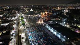 Así a aumentado la cantidad de peregrinos que visitan a la Virgen de Guadalupe en un año